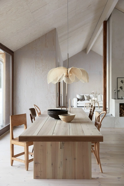 Styrka taklampe 75cm natur