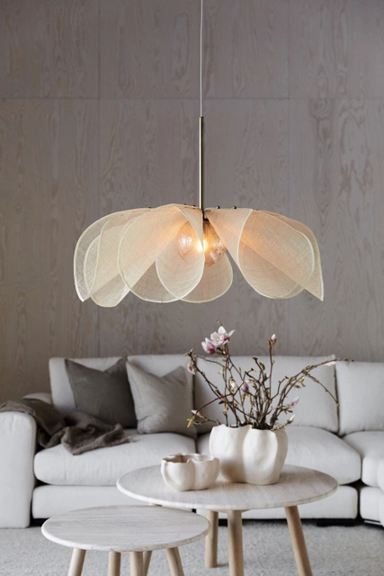Styrka taklampe 75cm natur