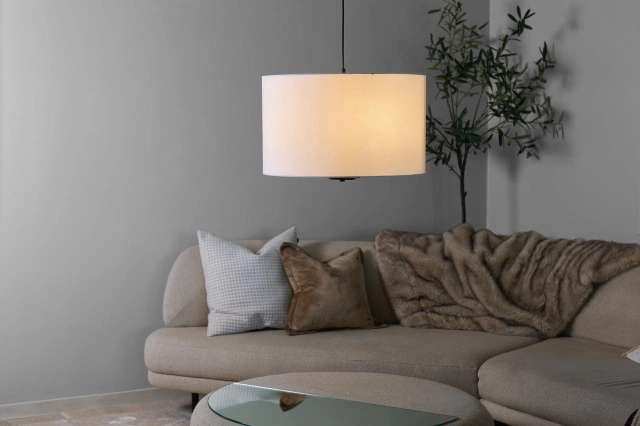Skeikampen II taklampe 55cm hvit
