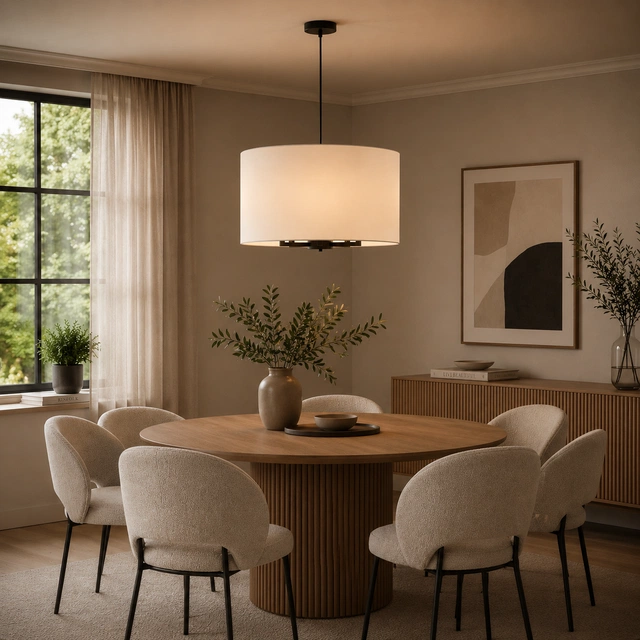 Skeikampen II taklampe 55cm hvit