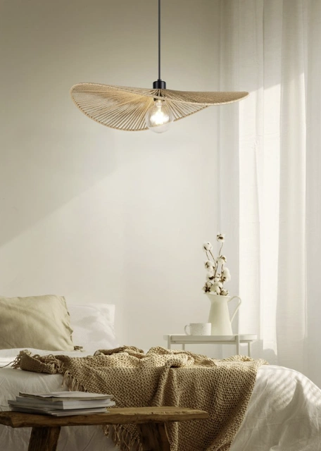 Laurine taklampe 58cm brun