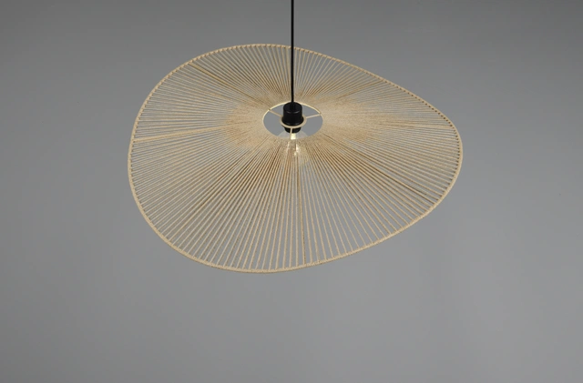 Laurine taklampe 58cm brun