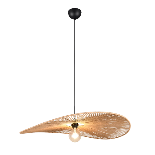 Laurine taklampe 78cm brun