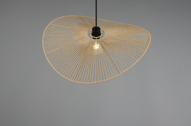 Laurine taklampe 78cm brun