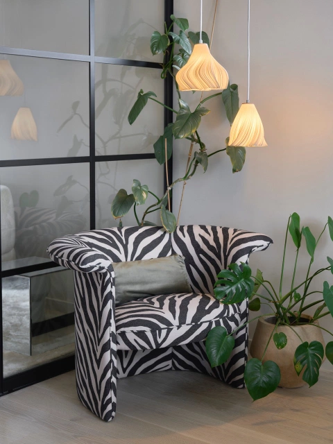 Elysian 3D Art taklampe 22cm hvit