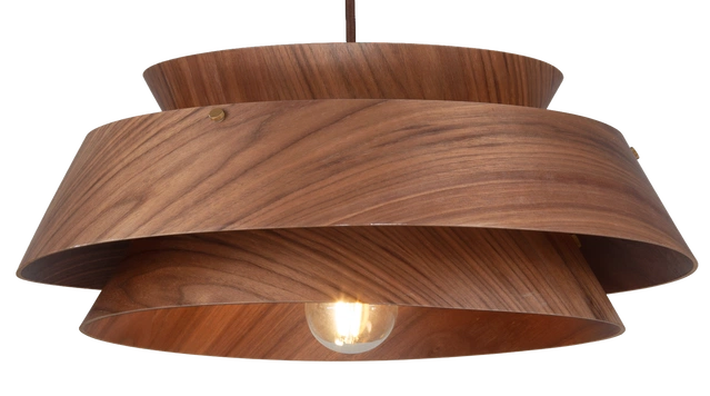 Justin taklampe 42cm brun