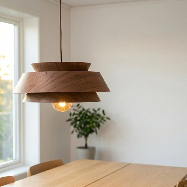 Justin taklampe 42cm brun