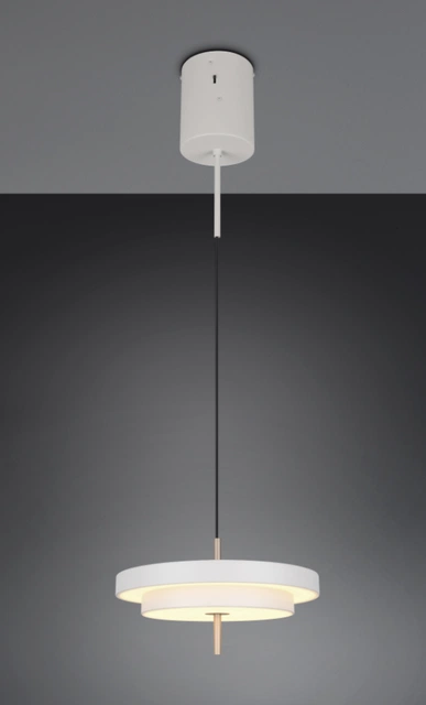 Keaton LED taklampe 40cm grå