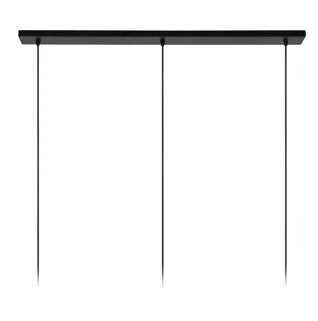 Singala taklampe rekke 3lys 125cm messing