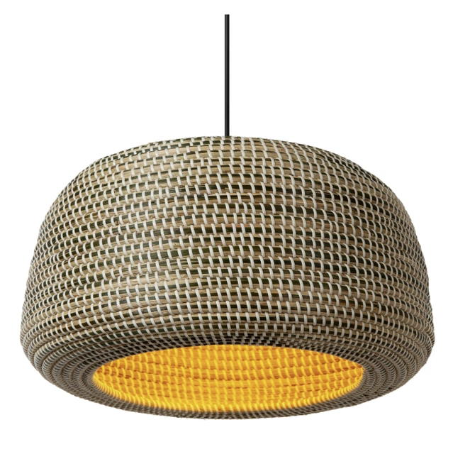 Maduka taklampe 47cm brun