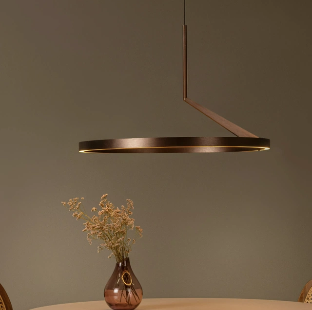 Applause LED taklampe 60cm brun
