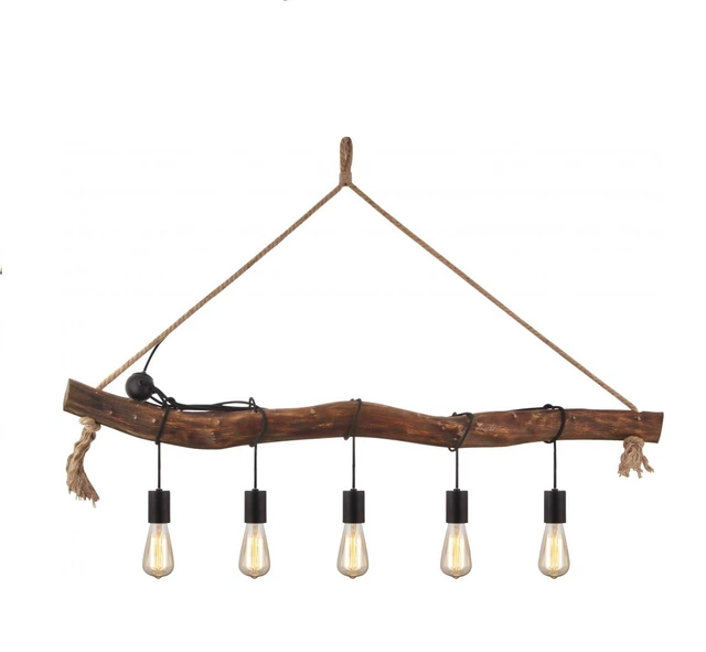 Branch taklampe 120cm brun
