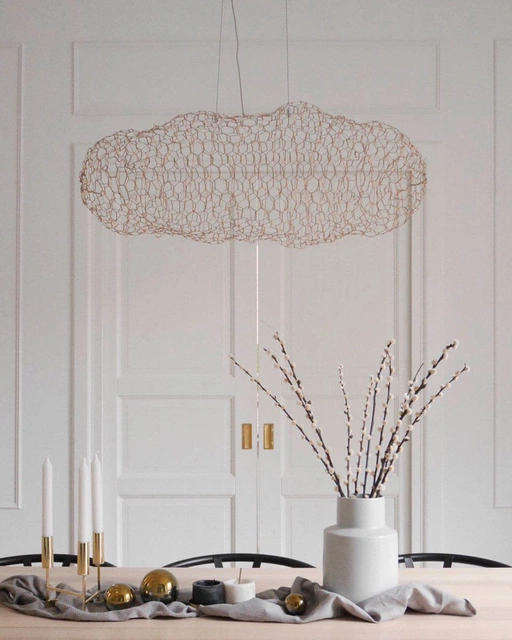 Hayden taklampe 75cm gull