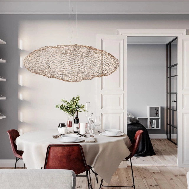 Hayden taklampe 115cm gull