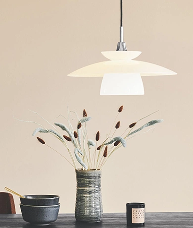 Scandinavia taklampe 40cm hvit