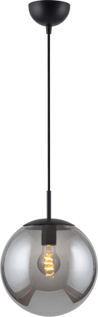Ball taklampe 25cm smoke