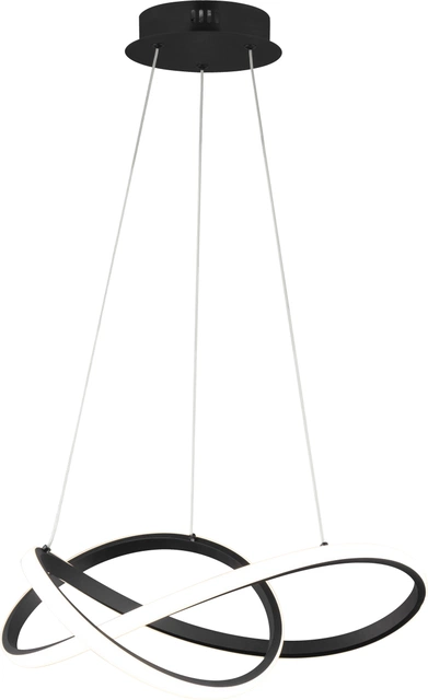 Manhatten LED taklampe 47cm sort