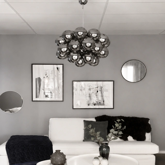 Gross Grande taklampe 62cm smoke