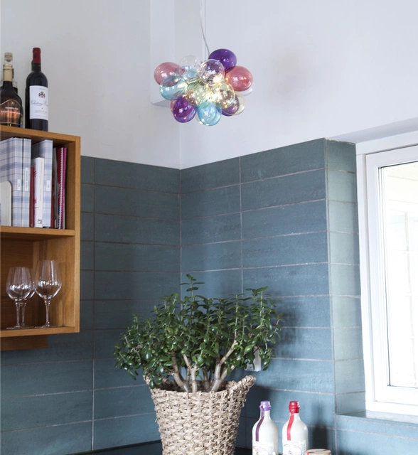Gross taklampe 30cm flerfarget