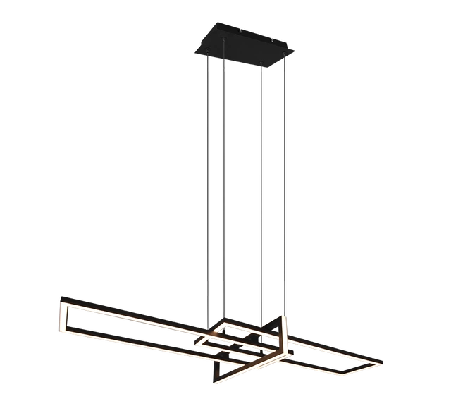 Salinas LED taklampe 110cm sort