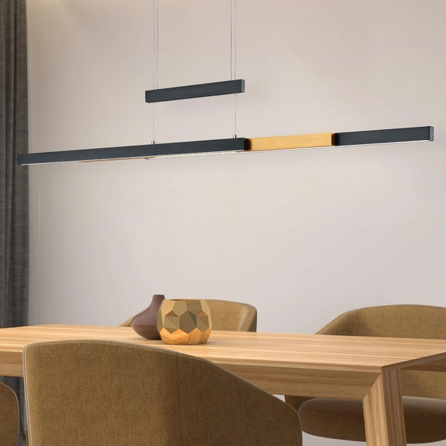 Trajan LED taklampe 150cm sort