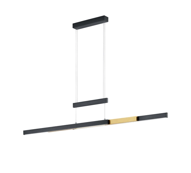 Trajan LED taklampe 150cm sort