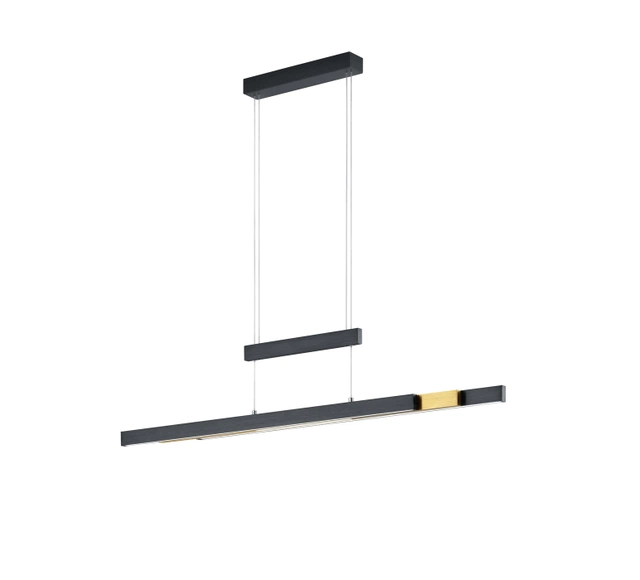 Trajan LED taklampe 150cm sort