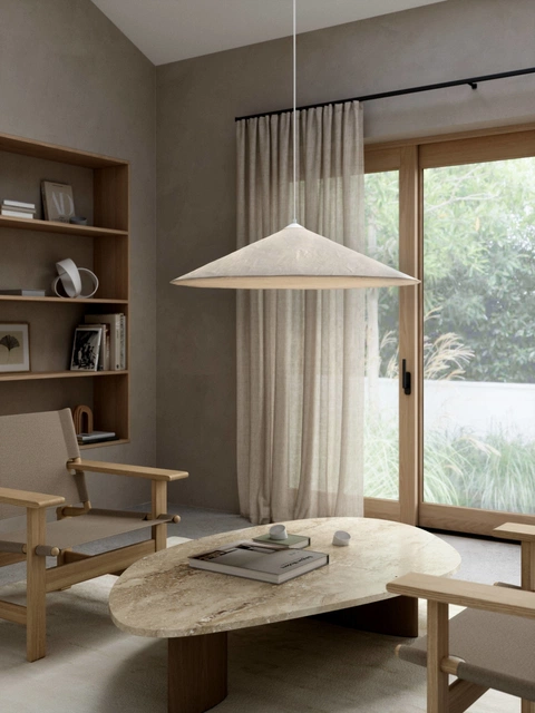 Hill taklampe 85cm hvit