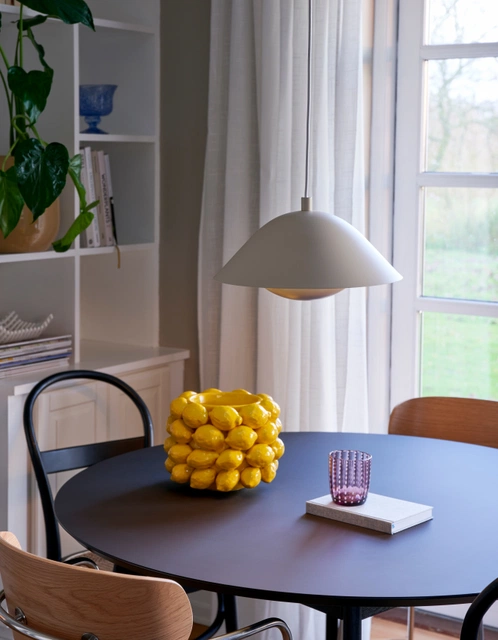 Freya taklampe 35cm beige