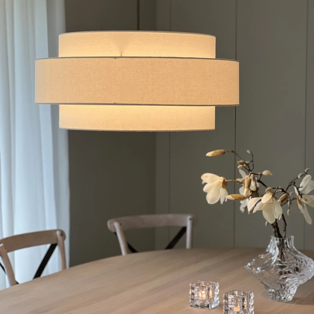Trysil taklampe 65cm beige