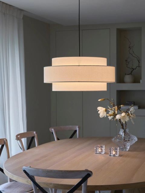 Trysil taklampe 65cm beige