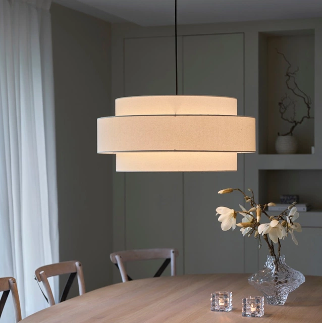 Trysil taklampe 65cm beige