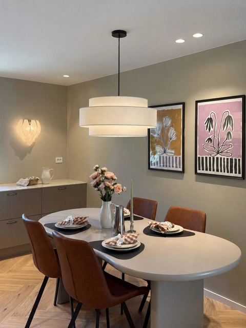 Trysil taklampe 65cm beige 3