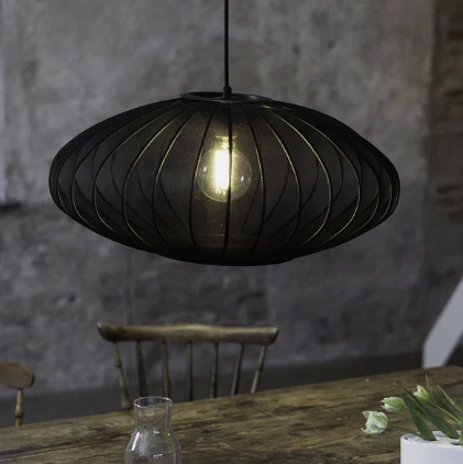 Florence taklampe 60cm sort