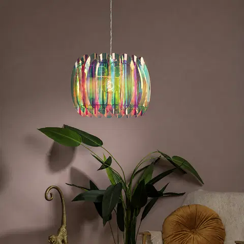 Glinstar taklampe 40cm flerfarget, bilde 1 av 5