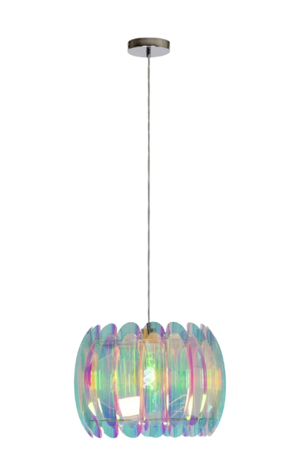 Glinstar taklampe 40cm flerfarget