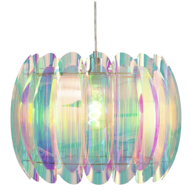 Glinstar taklampe 40cm flerfarget