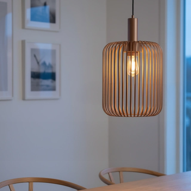 Maritza taklampe 32cm champagne