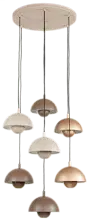Mycena taklampe rondell 7lys 350cm oppheng flerfarget 3