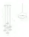 Mycena taklampe rondell 7lys 350cm oppheng flerfarget 4
