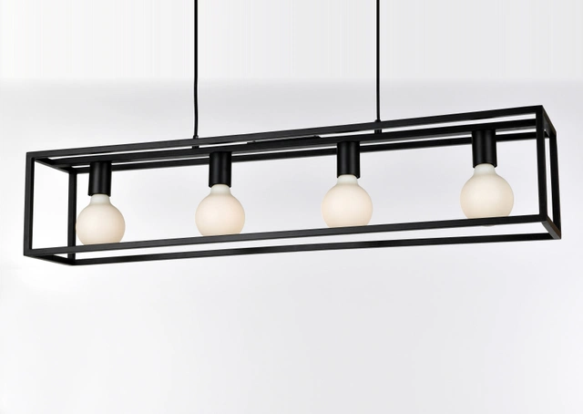 Dino taklampe 98cm sort