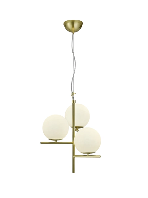 Pure taklampe 40cm messing