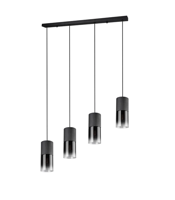Robin taklampe rekke 4lys 80cm smoke