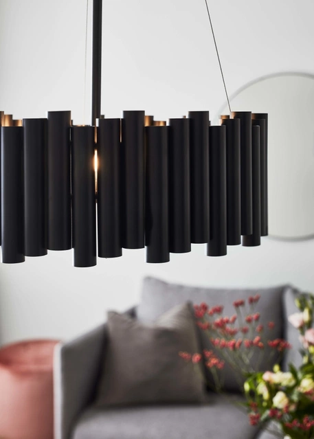 Level taklampe 52cm sort