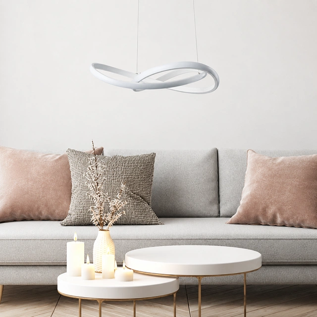Course LED taklampe 60cm hvit