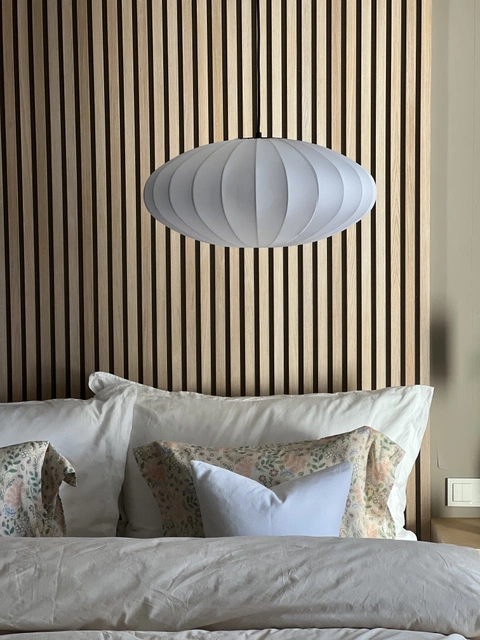 Wolf taklampe 55cm hvit