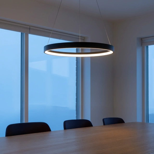 Orbit LED taklampe 60cm sort