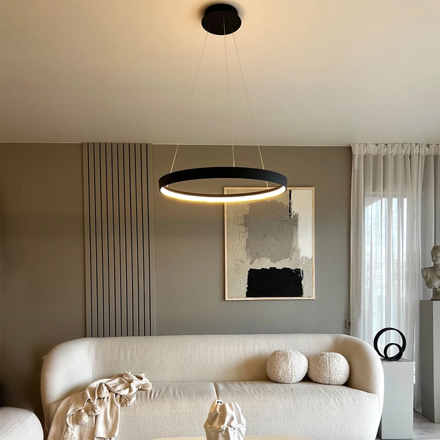 Orbit LED taklampe 60cm sort