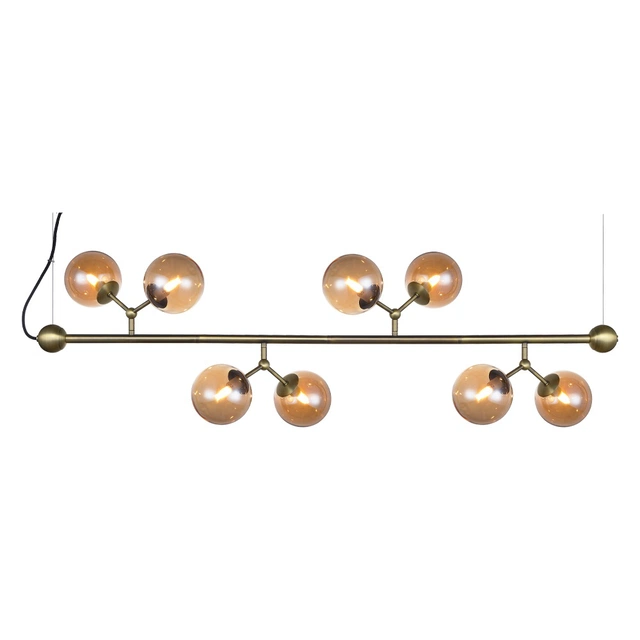 Atom Langbord taklampe 123cm amber