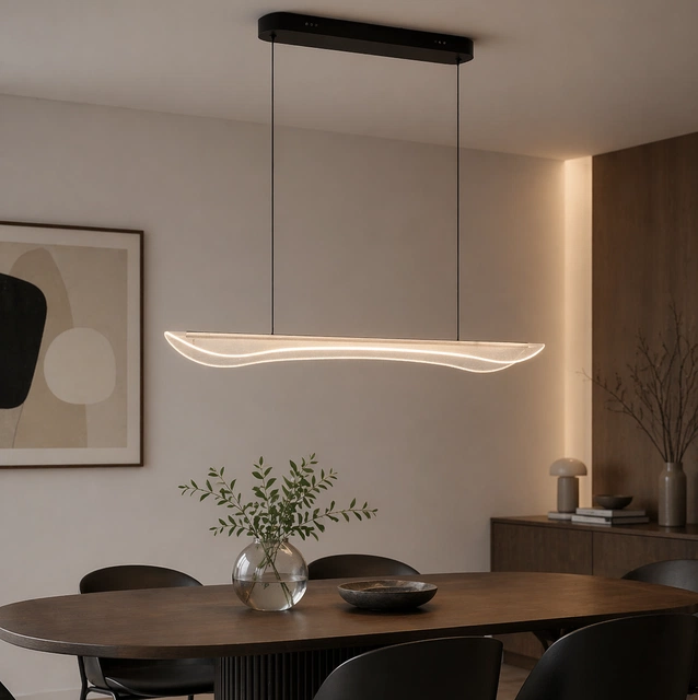 Shape LED taklampe 100cm klar